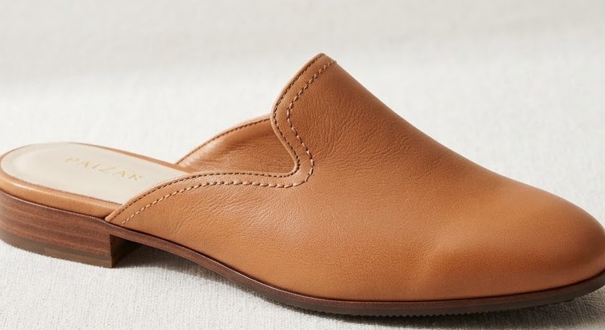 Everyday Mule — Tan — detail view